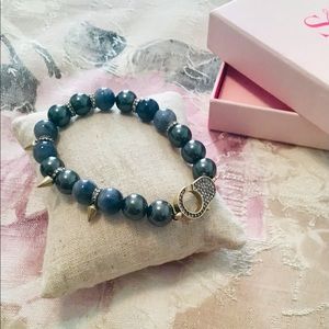 Stella & Dot Renegade Beaded stretch bracelet